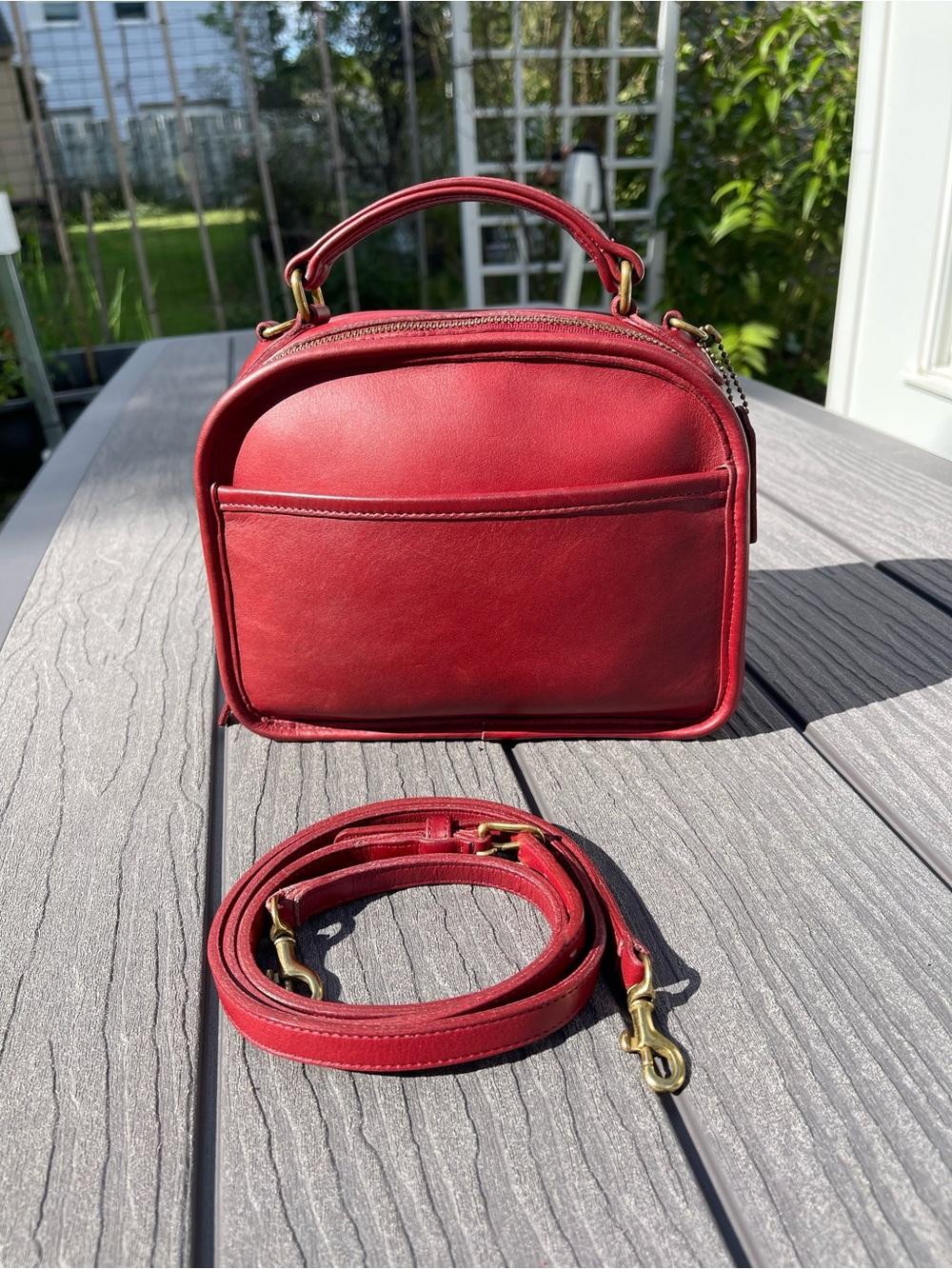 Vintage Coach bag ( lunch bag)